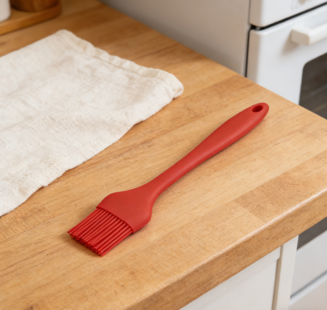 Premium Red Silicone Basting Brush