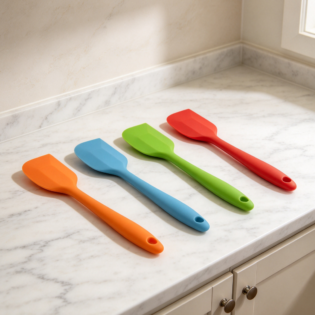 Seamless One-Piece Silicone Spatula, Heat-Resistant Non-Stick